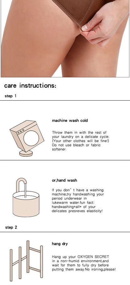 Sanliva Everyday Auslaufsichere Unterwäsche (5er-Pack)